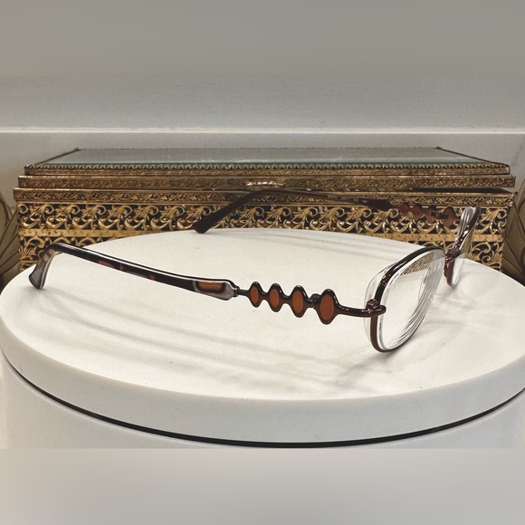 Emilio Pucci - Funky Multicolored Geometric Rx Eyeglass Frames - VGUC EP2103